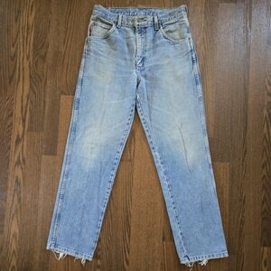 Vintage Bugle Boy Jeans 90s relaxed straight fit light wash denim - 29x29.5